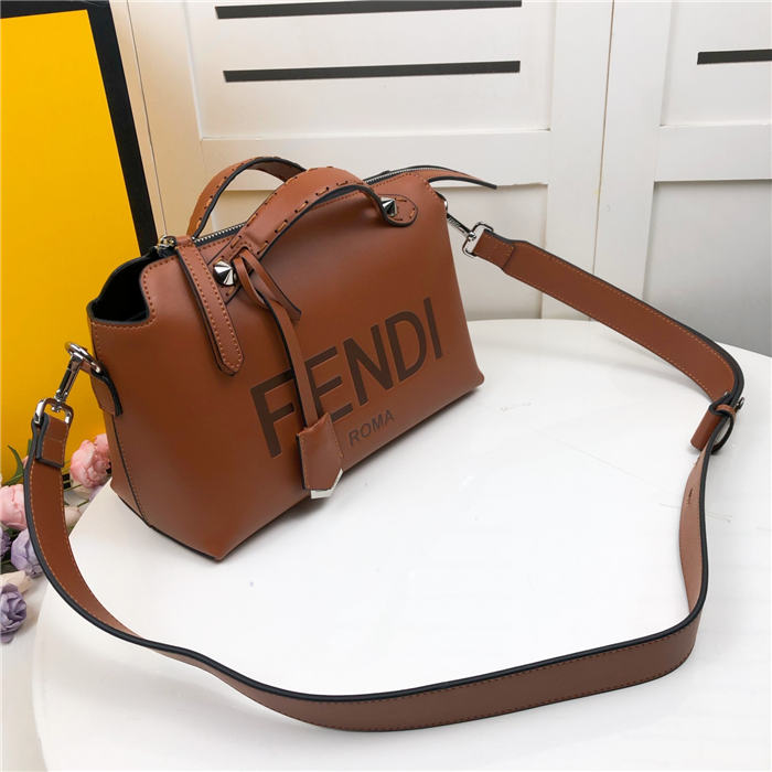 Fendi BY THE WAY MEDIUM Brown leather Boston bag