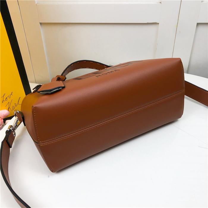 Fendi BY THE WAY MEDIUM Brown leather Boston bag