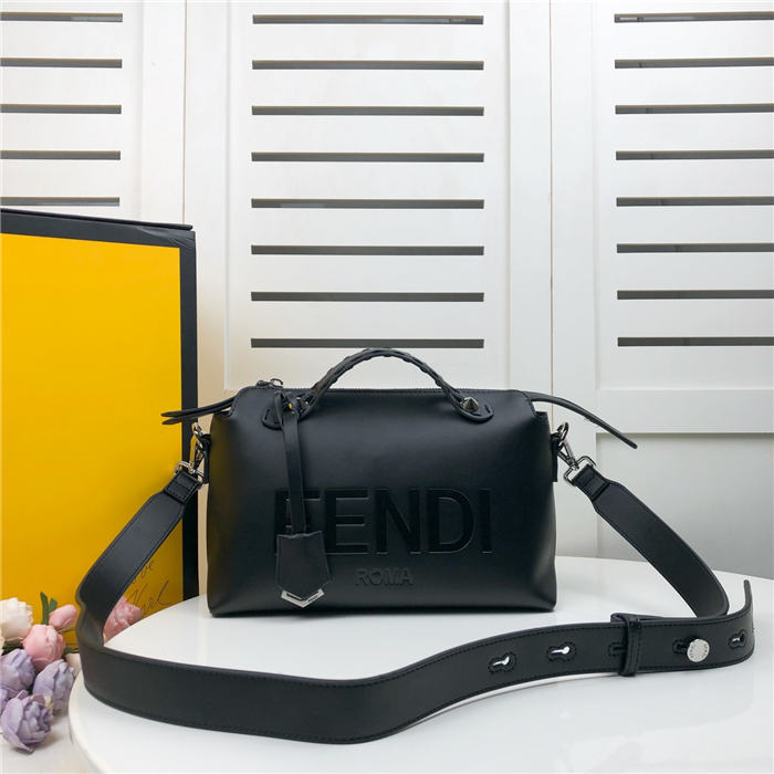 Fendi BY THE WAY MEDIUM Black leather Boston bag