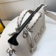 Fendi BY THE WAY MEDIUM White leather Boston bag