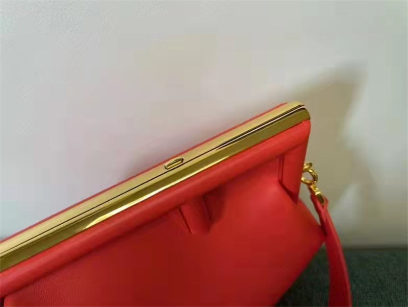 Fendi First Medium Leather Bag Red High