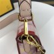 Fendi BAGUETTE Mini Canvas Bag Embroidered FF Mid