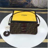 Fendi BAGUETTE Bag Burgundy Mid