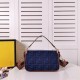 Fendi BAGUETTE Blue denim bag Mid