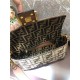 Fendi BAGUETTE raffia FF bag Brown Mid