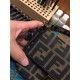 Fendi BAGUETTE Brown fabric bag MINI Mid