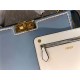 Fendi ICONIC PEEKABOO ISEEU Leather Bag Blue Mid