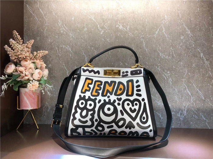 Fendi PEEKABOO ICONIC MEDIUM bag Valentine's