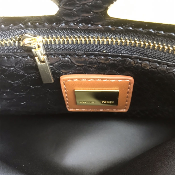 Fendi PEEKABOO Bag Camel