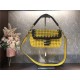 Fendi BAGUETTE Bag Interlace Yellow Mid