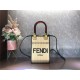 Fendi MINI SUNSHINE SHOPPER Straw Beige-II Mid