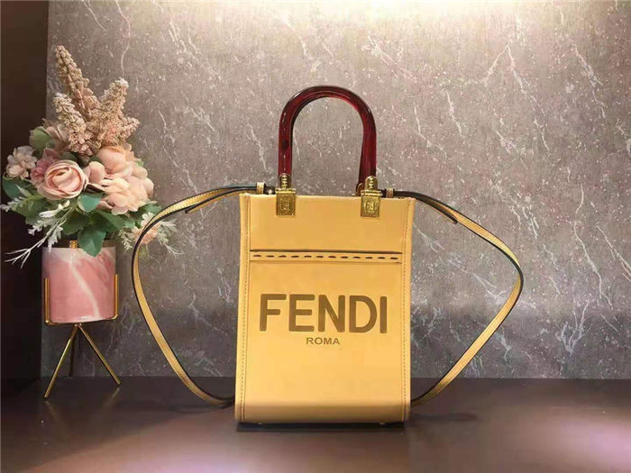 Fendi MINI-B SUNSHINE SHOPPER Yellow Mid