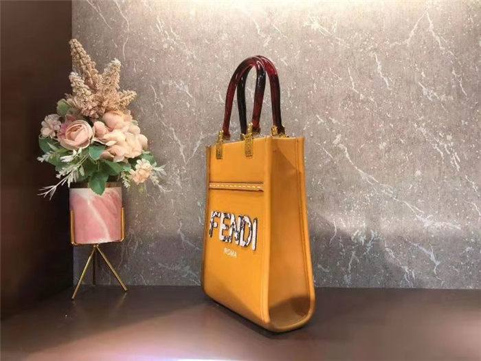 Fendi MINI-B SUNSHINE SHOPPER Orange Mid