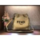 Fendi PACK MEDIUM POUCH Raffia Beige Mid