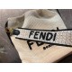 Fendi PACK MEDIUM POUCH Raffia Off-white Mid