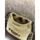 Fendi PACK SMALL POUCH Raffia Beige Mid