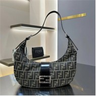 Fendi Half-Moon Handbag Large FF High