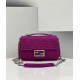 Baguette Chain Midi Bag FF Fabric Purple High