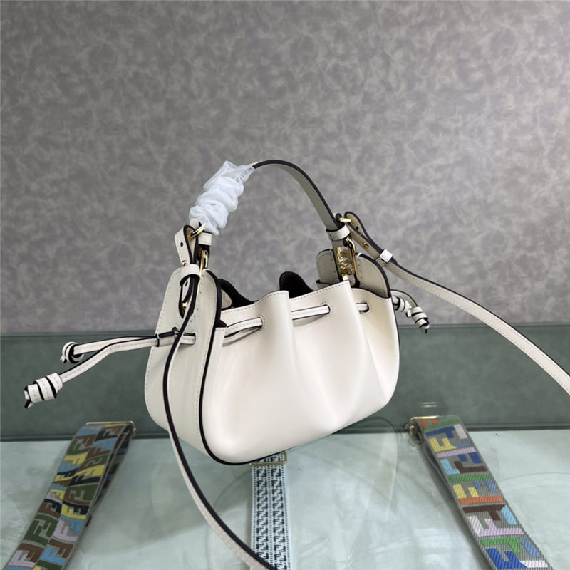 Fendi Pomodorino Leather mini-bag White High