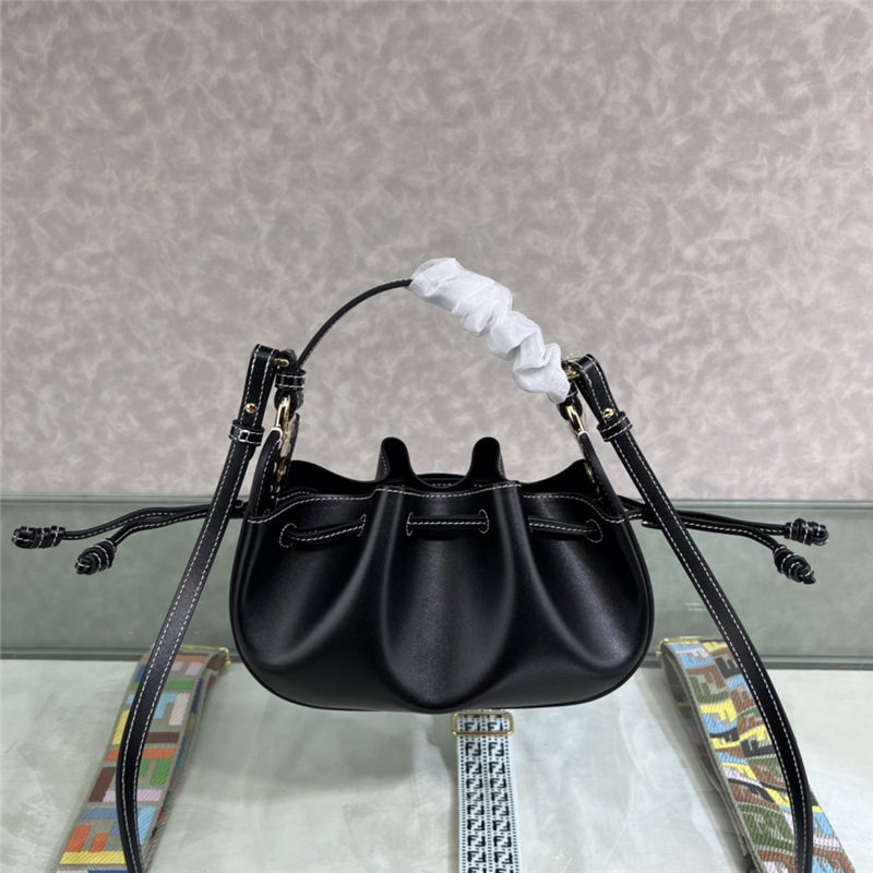 Fendi Pomodorino Leather mini-bag Black High