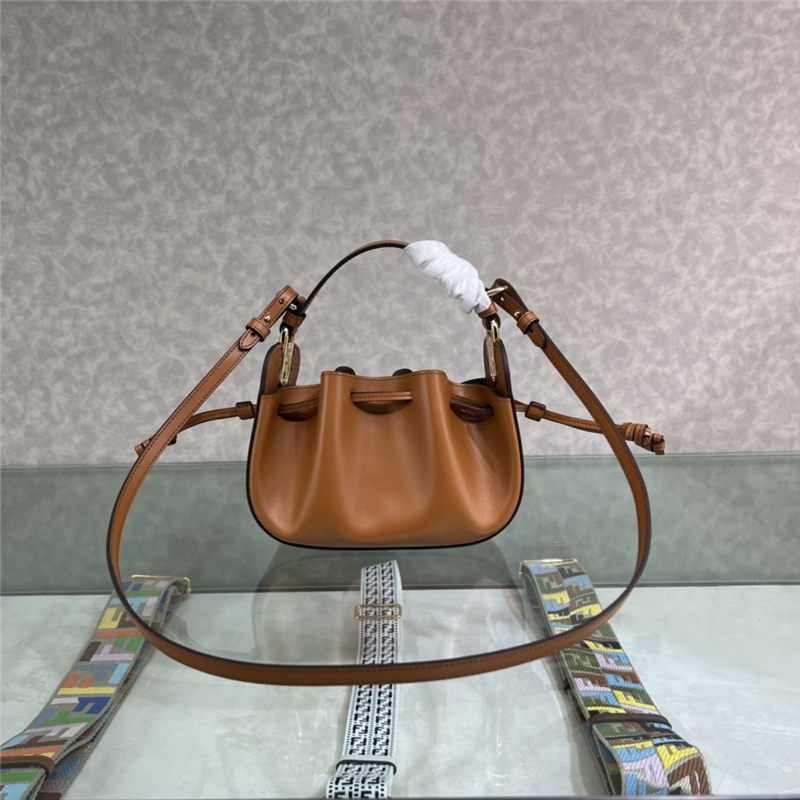 Fendi Pomodorino Leather mini-bag Brown High