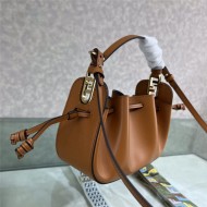 Fendi Pomodorino Leather mini-bag Brown High