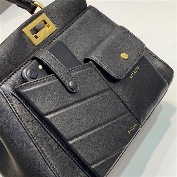 PEEKABOO Mini Pocket Bag Black High