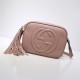 Gucci Soho Small Leather Disco Shoulder Bag 308364 Nude High