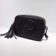 Gucci Soho Small Leather Disco Shoulder Bag 308364 Black High