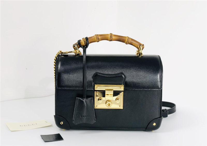 Gucci Padlock GG small bamboo shoulder bag 603221 High