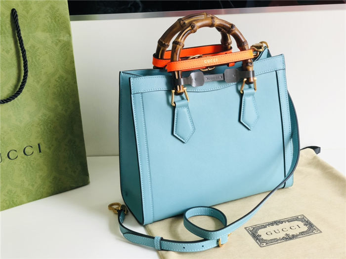 Gucci Diana small tote bag 660195 Blue High