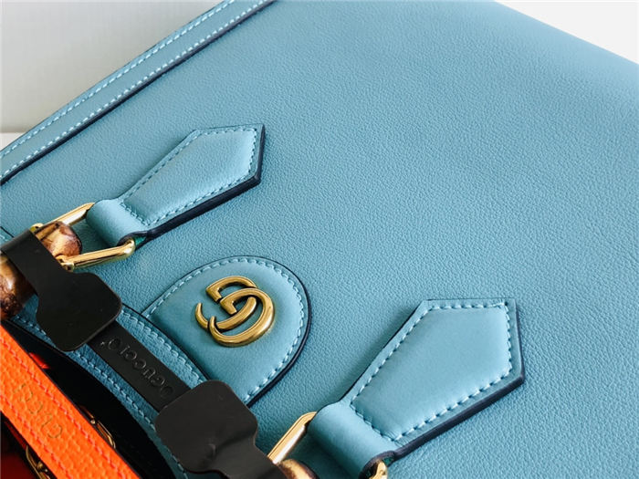 Gucci Diana small tote bag 660195 Blue High