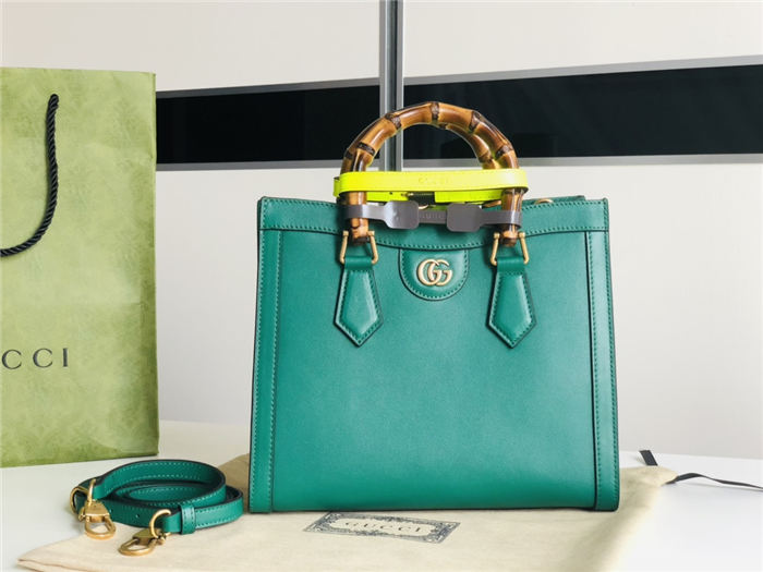 Gucci Diana small tote bag 660195 Green High