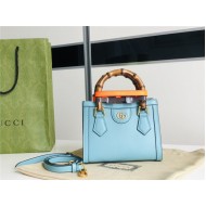 Gucci Diana mini tote bag 655661 Blue High