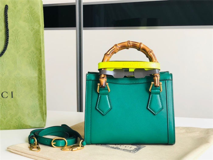 Gucci Diana mini tote bag 655661 Green High