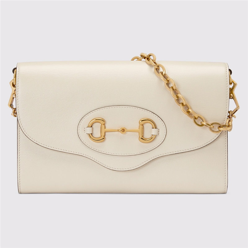 Gucci Horsebit 1955 small bag 677286 White High