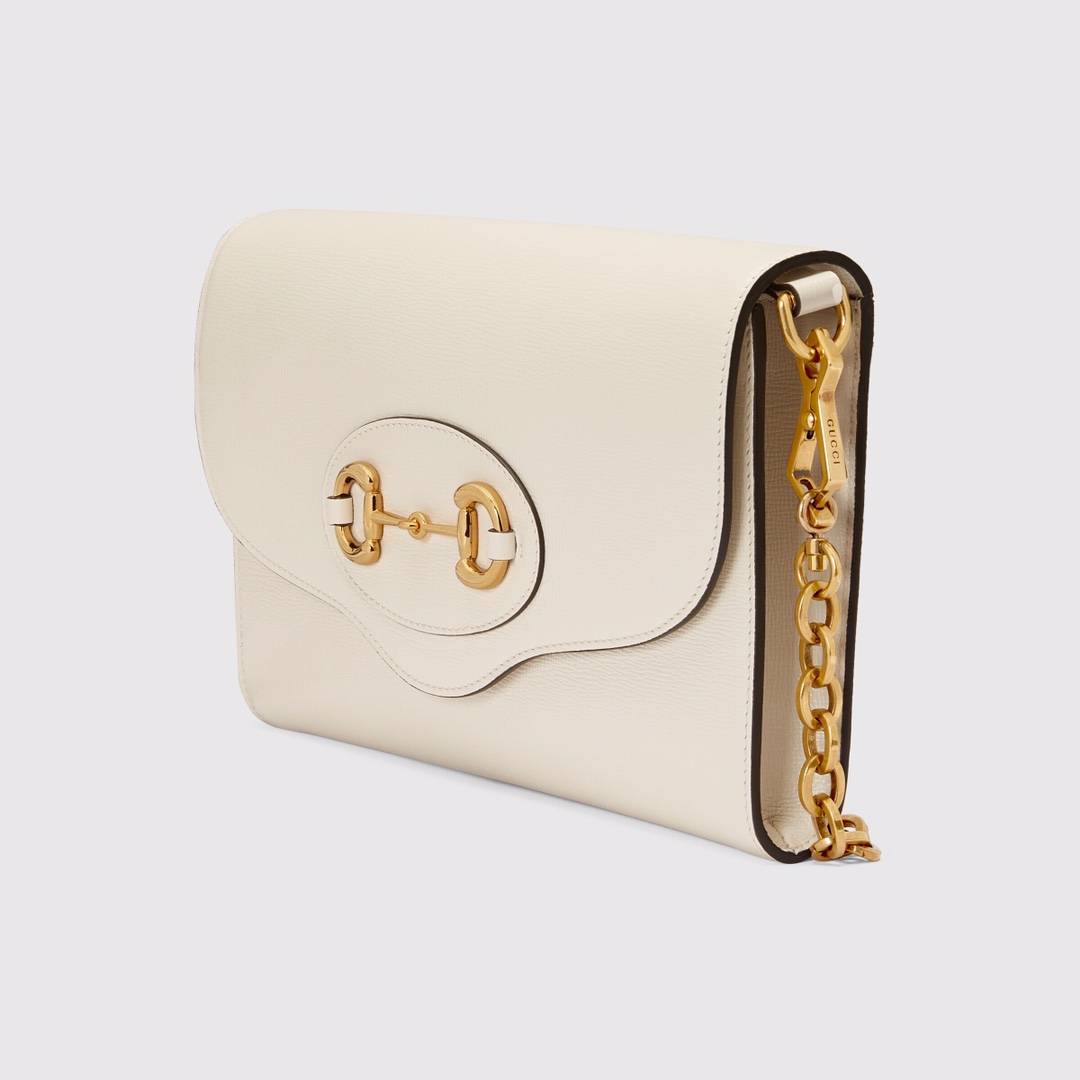 Gucci Horsebit 1955 small bag 677286 White High