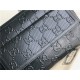 Gucci GG embossed messenger bag 658565 Black High