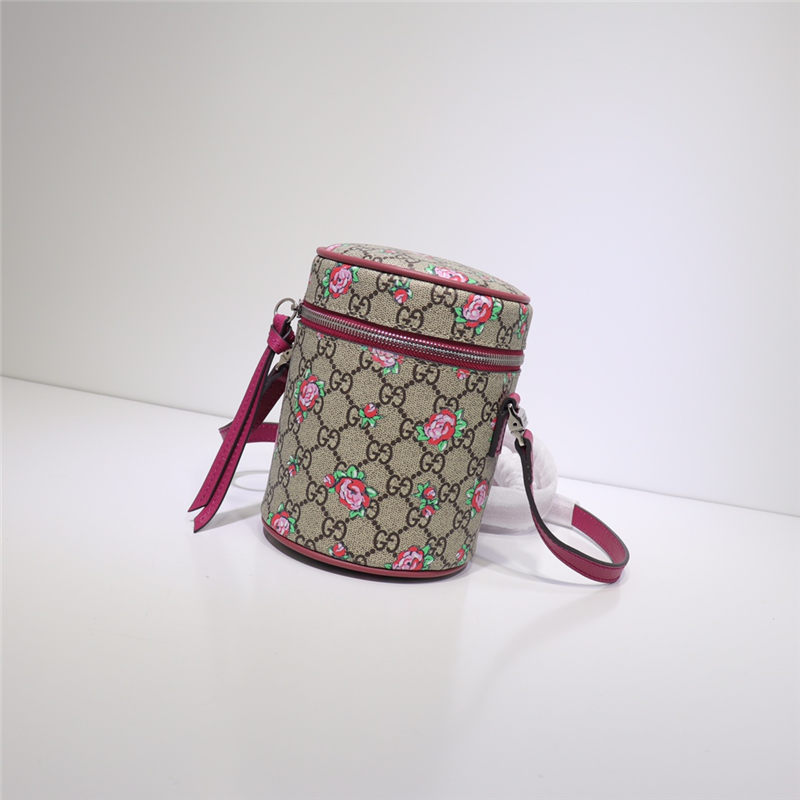 Gucci GG Supreme Monogram Childrens Crossbody Bag 477854 Peony High