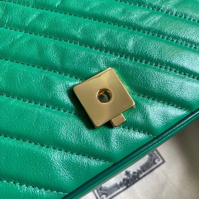 GG Marmont small shoulder bag Green High