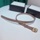 Gucci Leather belt with Double G buckle 20MM High