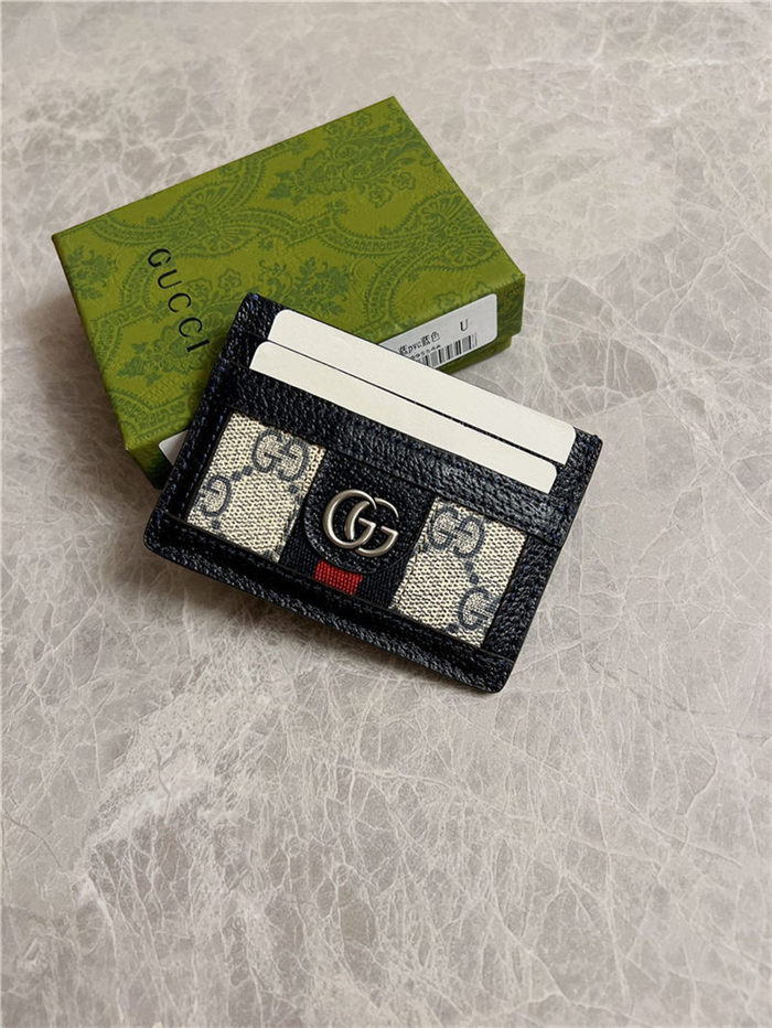 Ophidia GG CARD CASE GG Supreme canvas 523159 high