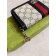 Ophidia GG zip around wallet GG Supreme canvas 523154 high