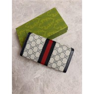 Ophidia GG continental wallet GG Supreme canvas 523153 high