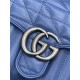 GG Marmont mini top handle bag New 583571 Blue High