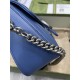 GG Marmont mini top handle bag New 583571 Blue High