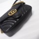 GG Marmont mini matelassé shoulder bag black High