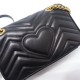 GG Marmont mini matelassé shoulder bag black High