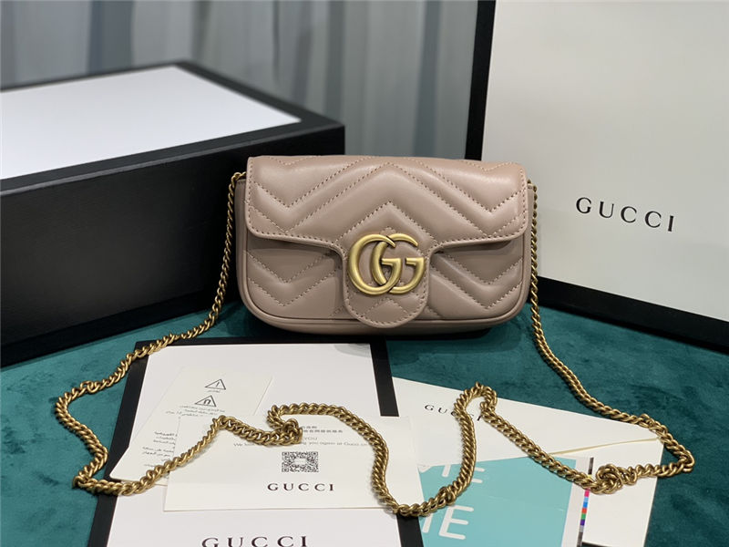 GG MARMONT MATELASSÉ SUPER MINI BAG 476433 High