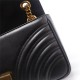 GG Marmont small matelassé shoulder bag black High